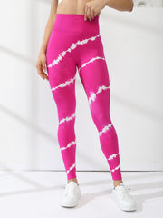 Tie Dye Fitness Leggings High Waist Yoga Pants Women's Activewear