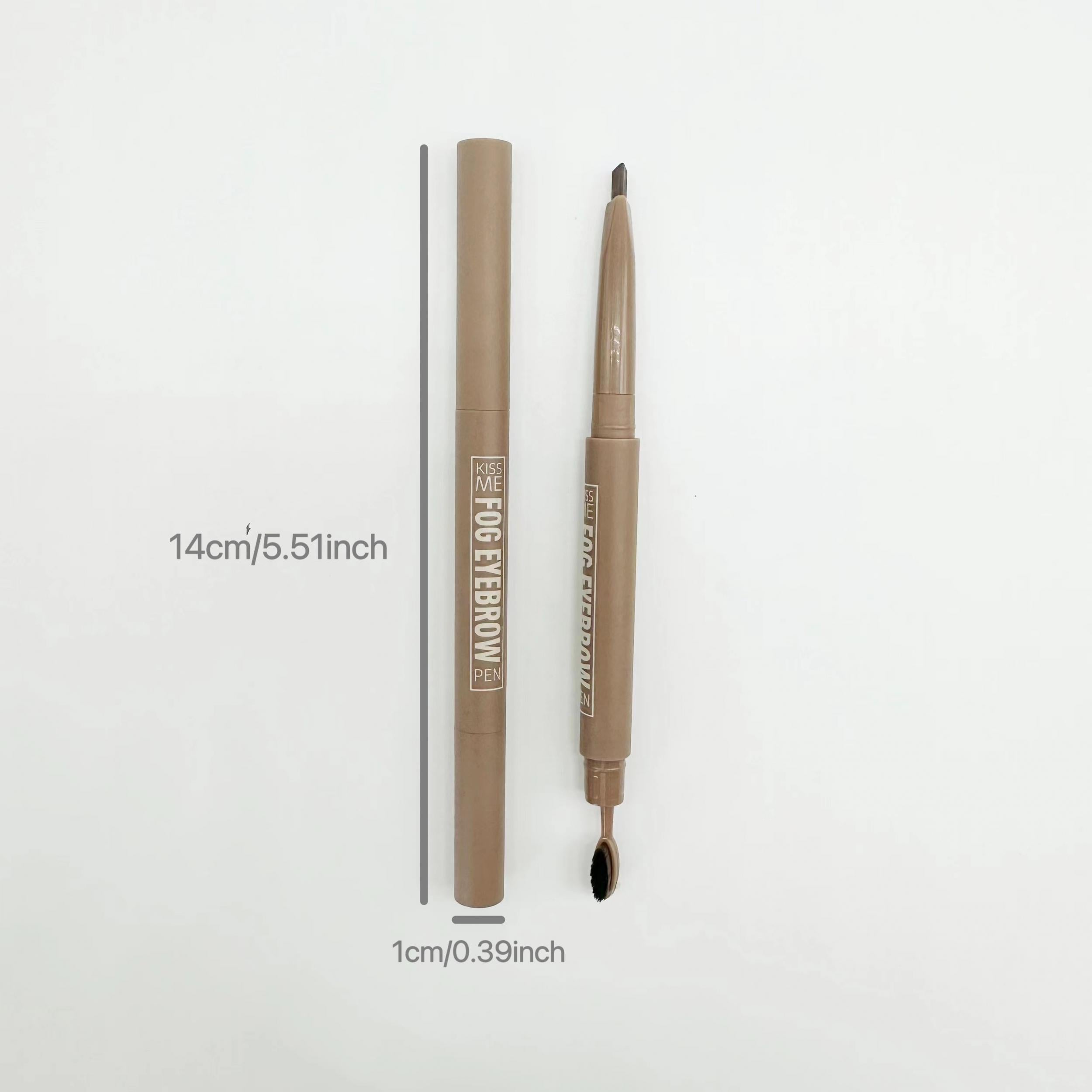 2 Colors Eyebrow Pencil Waterproof Sweat Proof with Brush Head