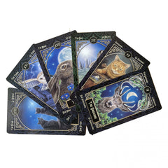 Mini Oracle Card Deck Vintage Tarot Card Fun Camping Game Entertainment