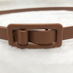 Non porous PU Leather Waist Belt For Sweater Coat Dresses