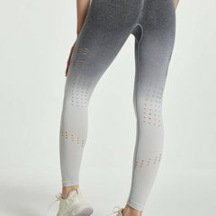 Ombre Fitness High Waist Leggings Yoga Workout Running Tight Pants Women