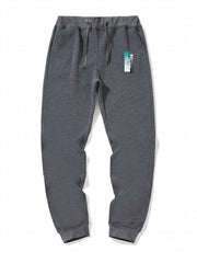Men's Graphic Print Jogger Sweatpants with Drawstring