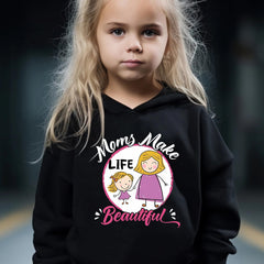 2pcs MOMS LIFE Hoodies Pants Set Sports Gift Girls