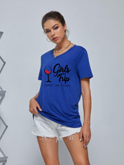 GIRLS TIME Loose Tank Top V Neck Sports Fitness Yoga Running Top