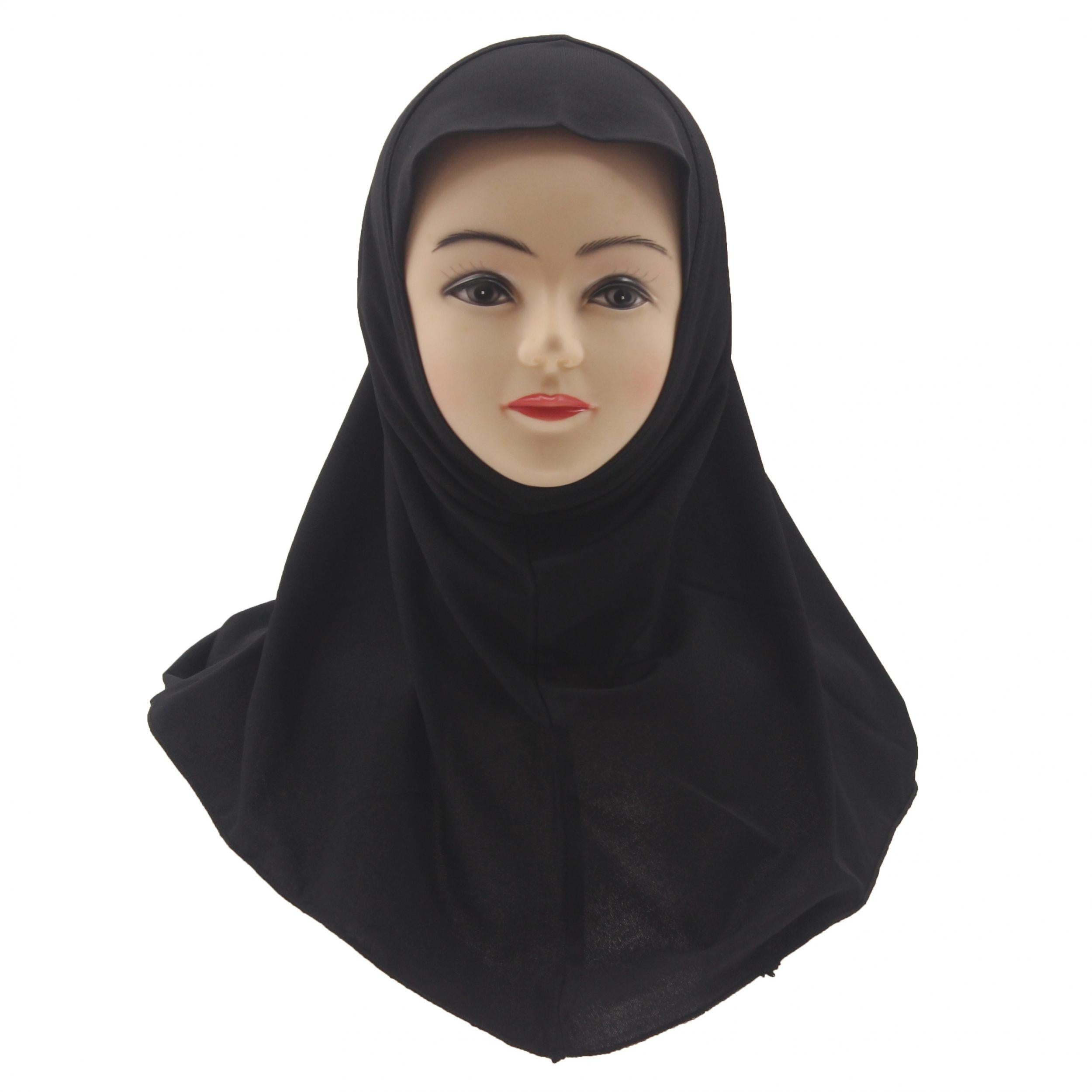 Small Size Soft Turban Cap Neck Cover Head Wrap for Girls