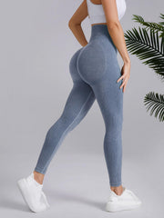 Stretch Tummy Control Yoga Leggings High Waist Workout Tight Pants