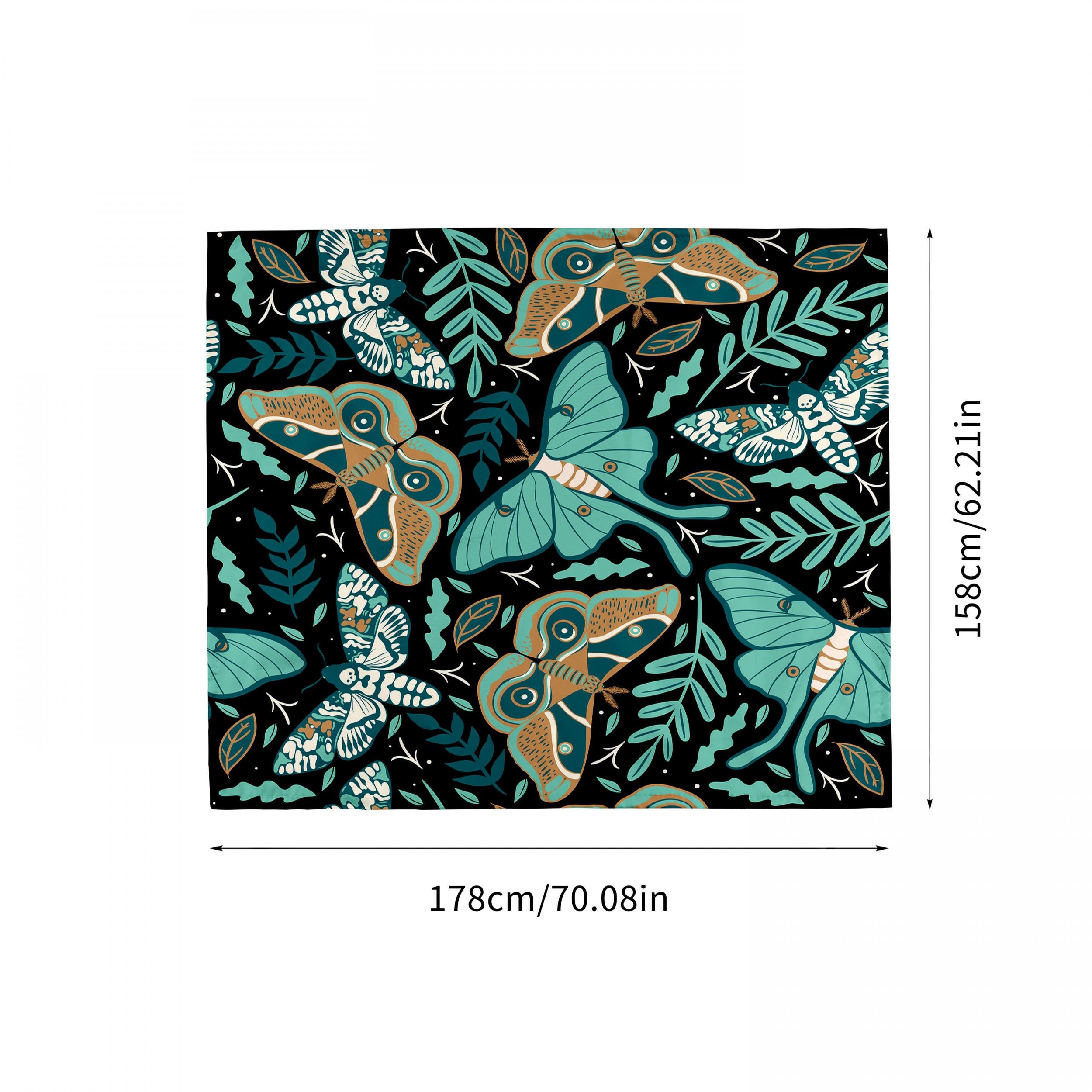 Outdoor Folding Waterproof Picnic Mat Butterfly Pattern for Camping