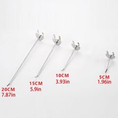 10pcs Pegboard Hook Rack Wall Mounted Hanging Hook Universal Garage Tool Storage