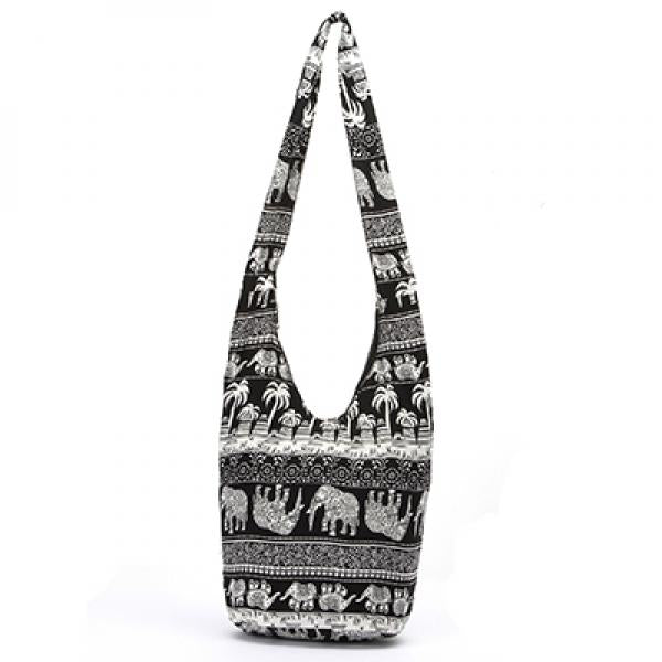 National Bucket Crossbody Linen Bag Women's Handbag