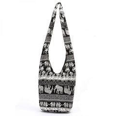 National Bucket Crossbody Linen Bag Women's Handbag