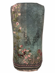 Floral Print Square Neck Tank Top Sleeveless Summer Casual Top
