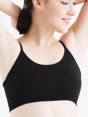 3pcs Criss Cross Back Cami Tops Slim Sports Crop Top Women's Lingerie