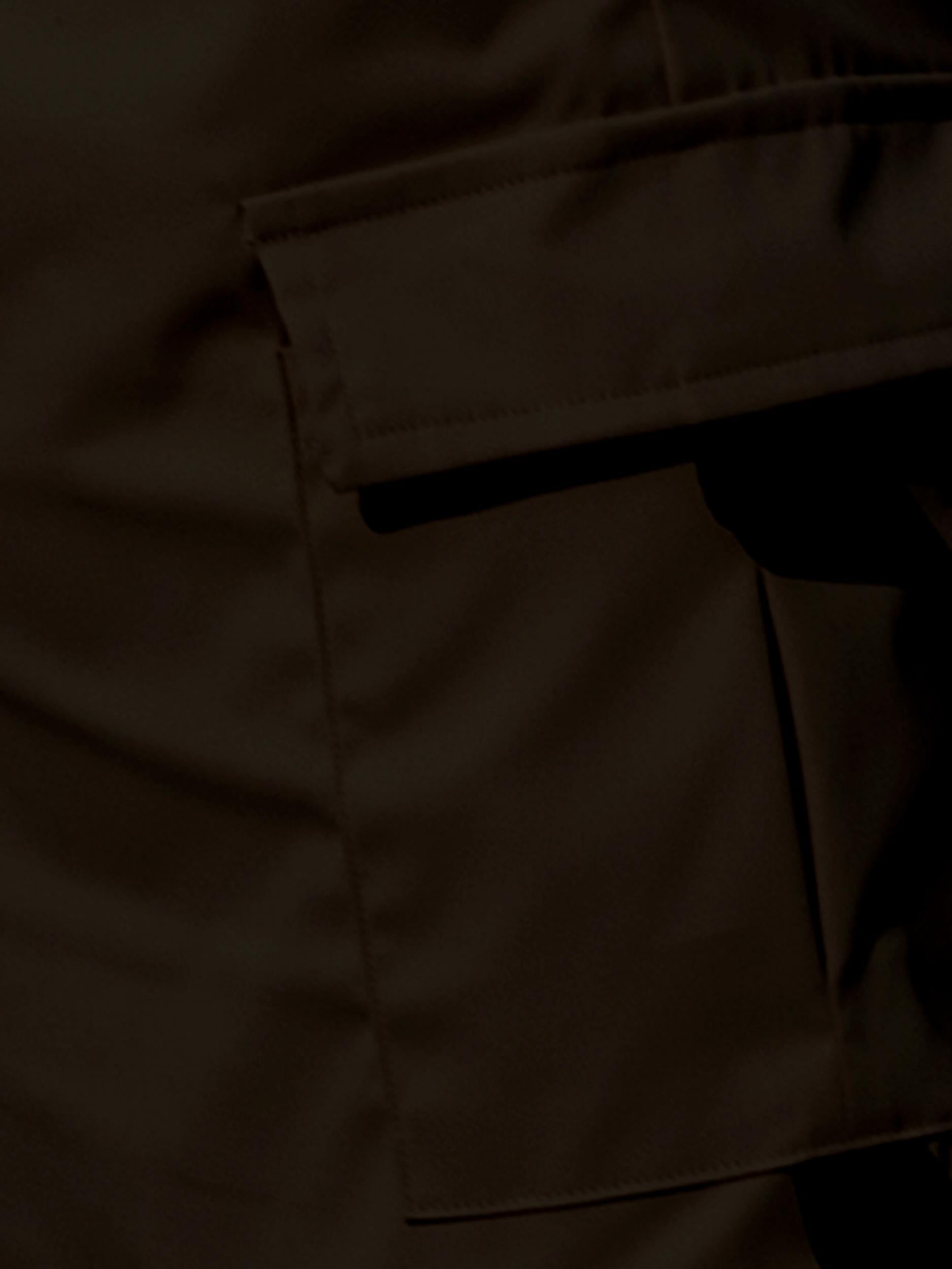 Classic Cargo Shorts Men's Casual Pocket Waist Drawstring Cargo Shorts
