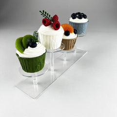 4 Tier Acrylic Display Stand for Figures Collectibles Toys Dolls Jewelry