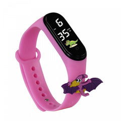 Dinosaur Doll Sport Watch LED Touch Screen Electronic Watch