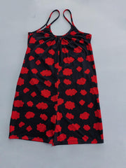 Cloud Print Lounge Romper Crew Neck Spaghetti Strap Women's Loungewear