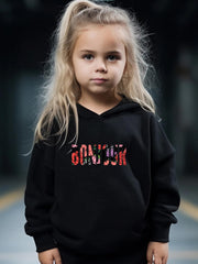 2pcs Letters Print Outfits Girls Hoodies Jogger Pants Set For Girls