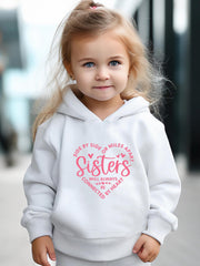 SISTERS & Heart Graphic 2pcs Set Girls Casual Comfy Activewear Set