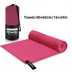 Quick Dry Towel for Travel & Beach Lightweight & Compact Ultrafine Fiber Tow