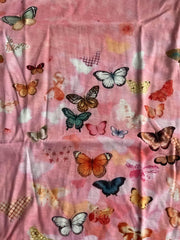 Girl's 3D Butterfly Graphic Active Tee