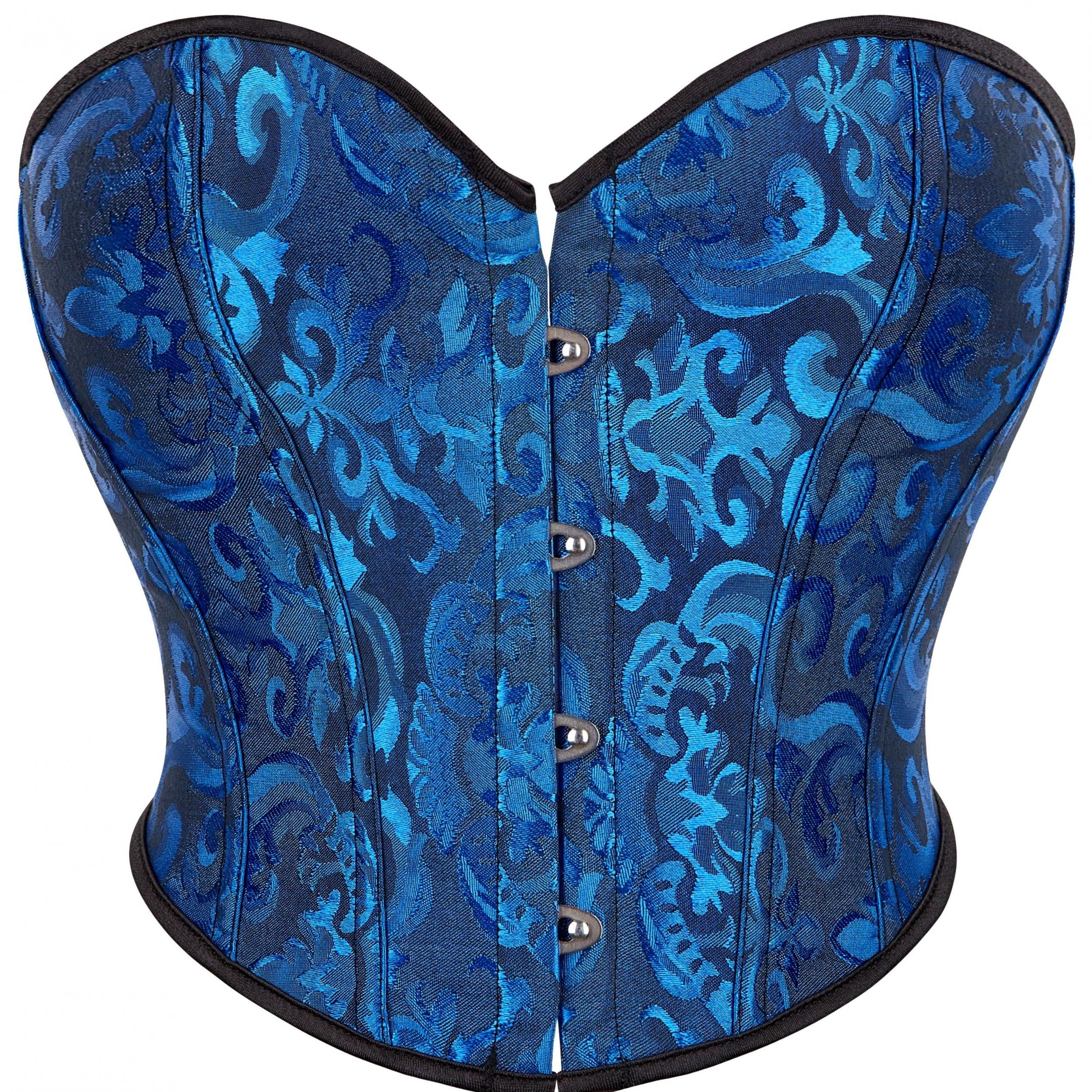 Jacquard Strapless Corset Bustier Tummy Control Lace Up Body Shaper