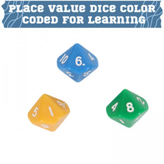 131pcs Base Ten Blocks Math Manipulatives Set