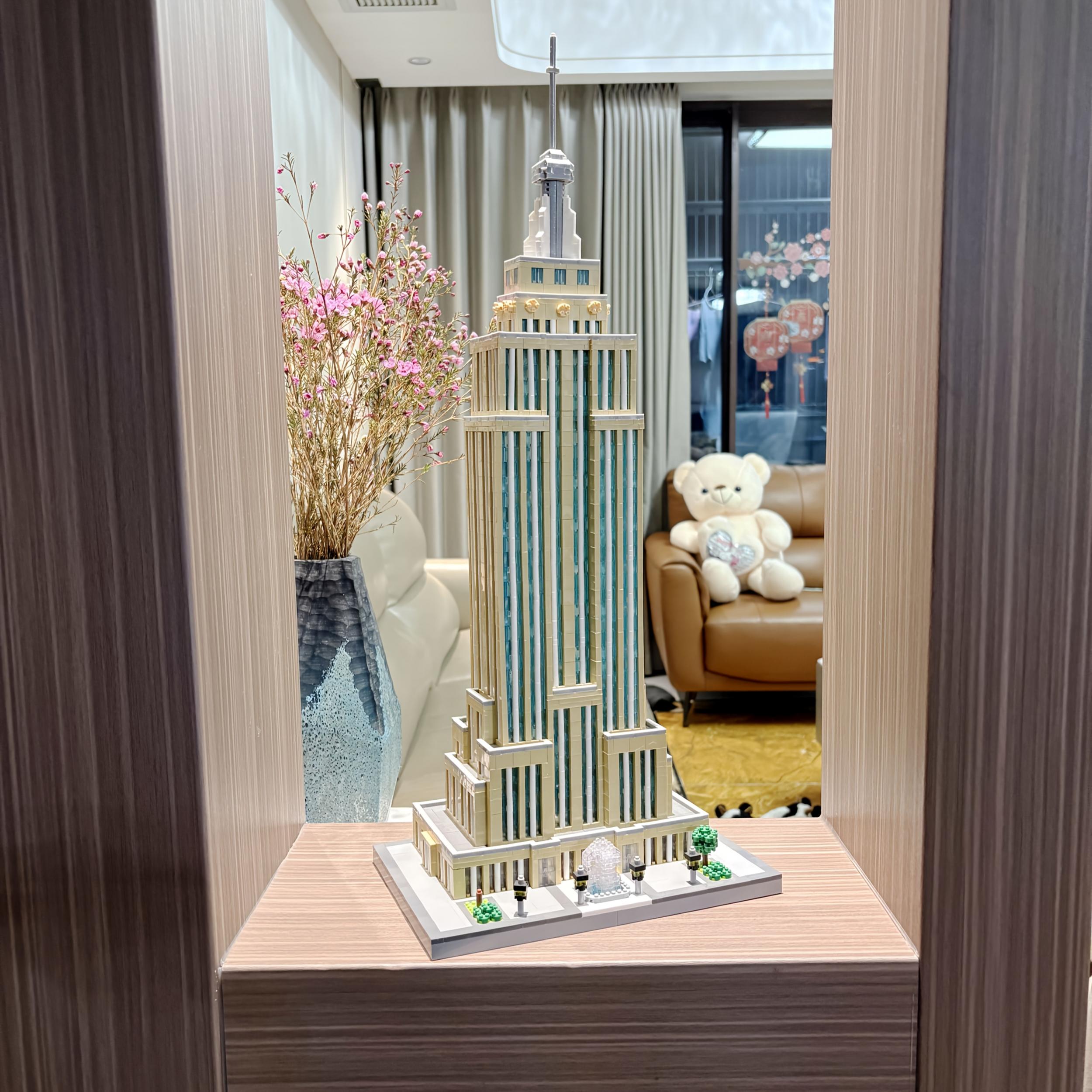 4669pcs Empire State Building Blocks Set - 3D Puzzle Toy ABS Material