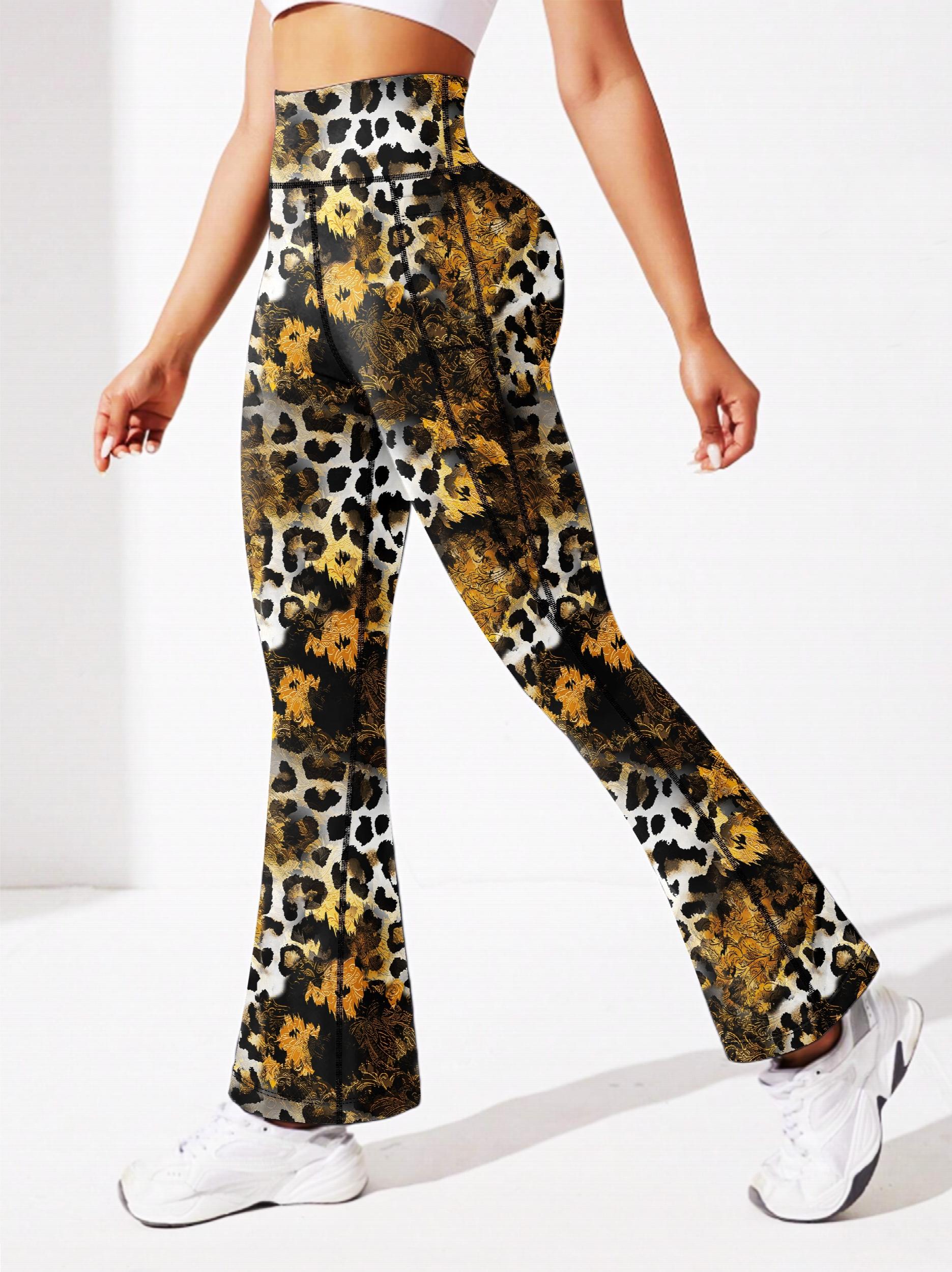 High Stretch Flared Leg Yoga Pants Women's A
