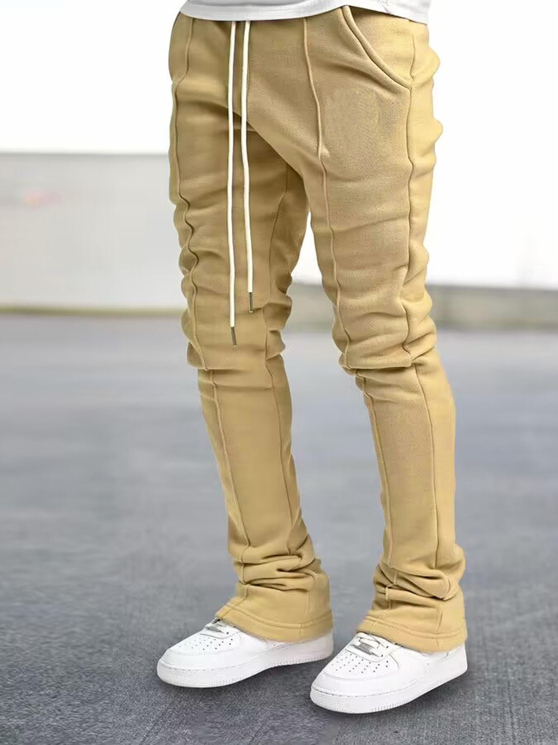 Men's Breathable Comfy Pants for Spring Fall Outdoor Casual