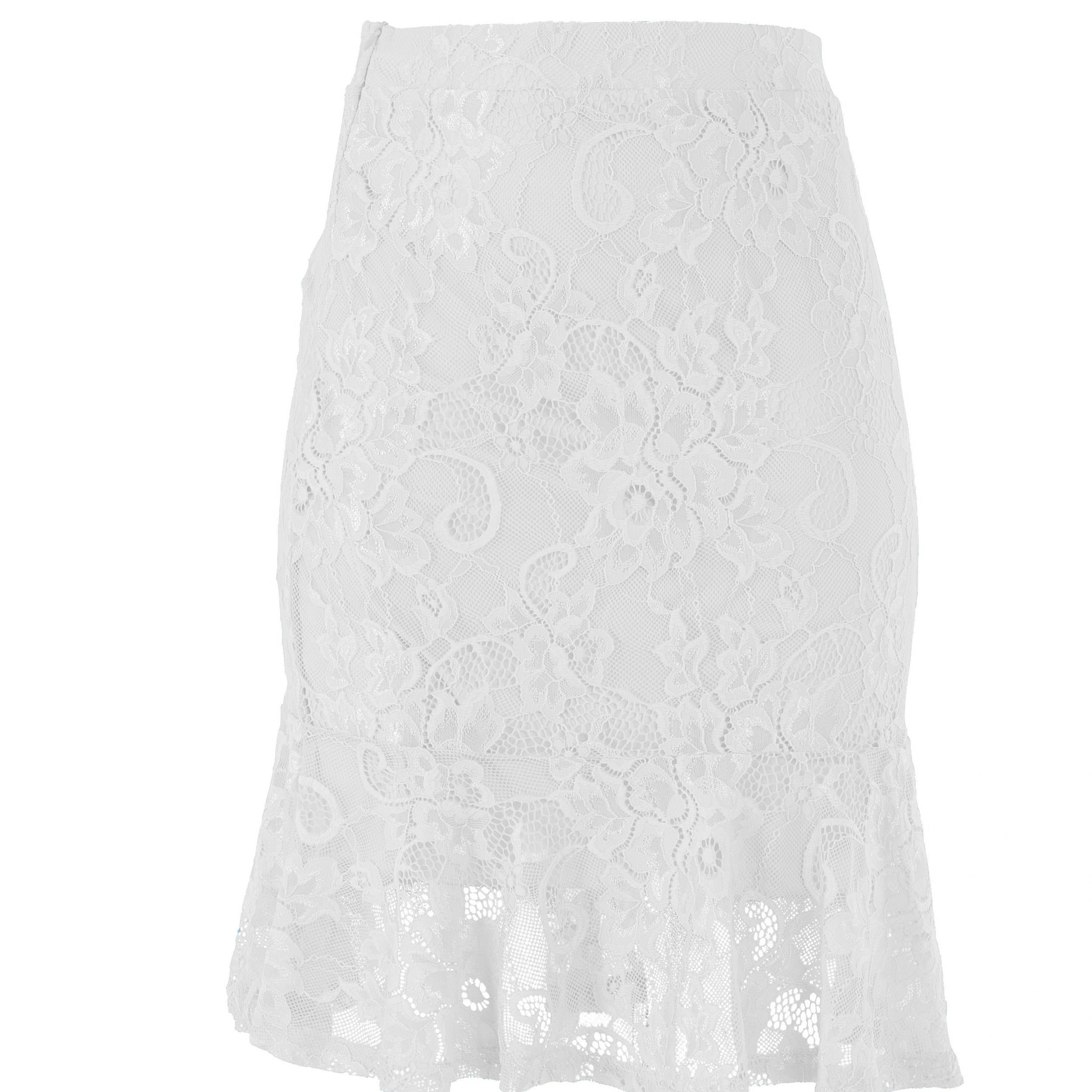 Vintage Mermaid Skirt Elastic Waist Casual Skirt Women's Clothing