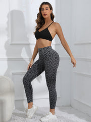 Leopard Print Yoga Tight Pants High Waist Leggings