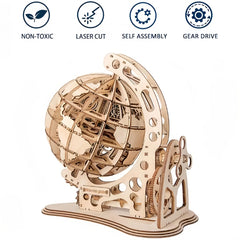 Wooden 3D Puzzle Mechanical Model Kit for Adults Home Decor Gift