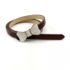 Bow Buckle PU Belt for Women