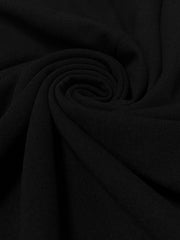 Petal Sleeve Bodycon Dress in Solid Color