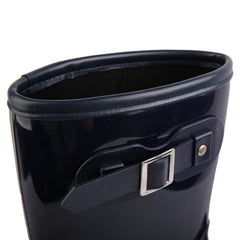 Waterproof Non Slip Rain Boots with PVC Buckle Decor