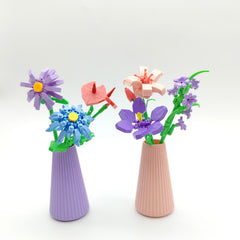 Diamond Particle Bouquet & Building Blocks Gift Set