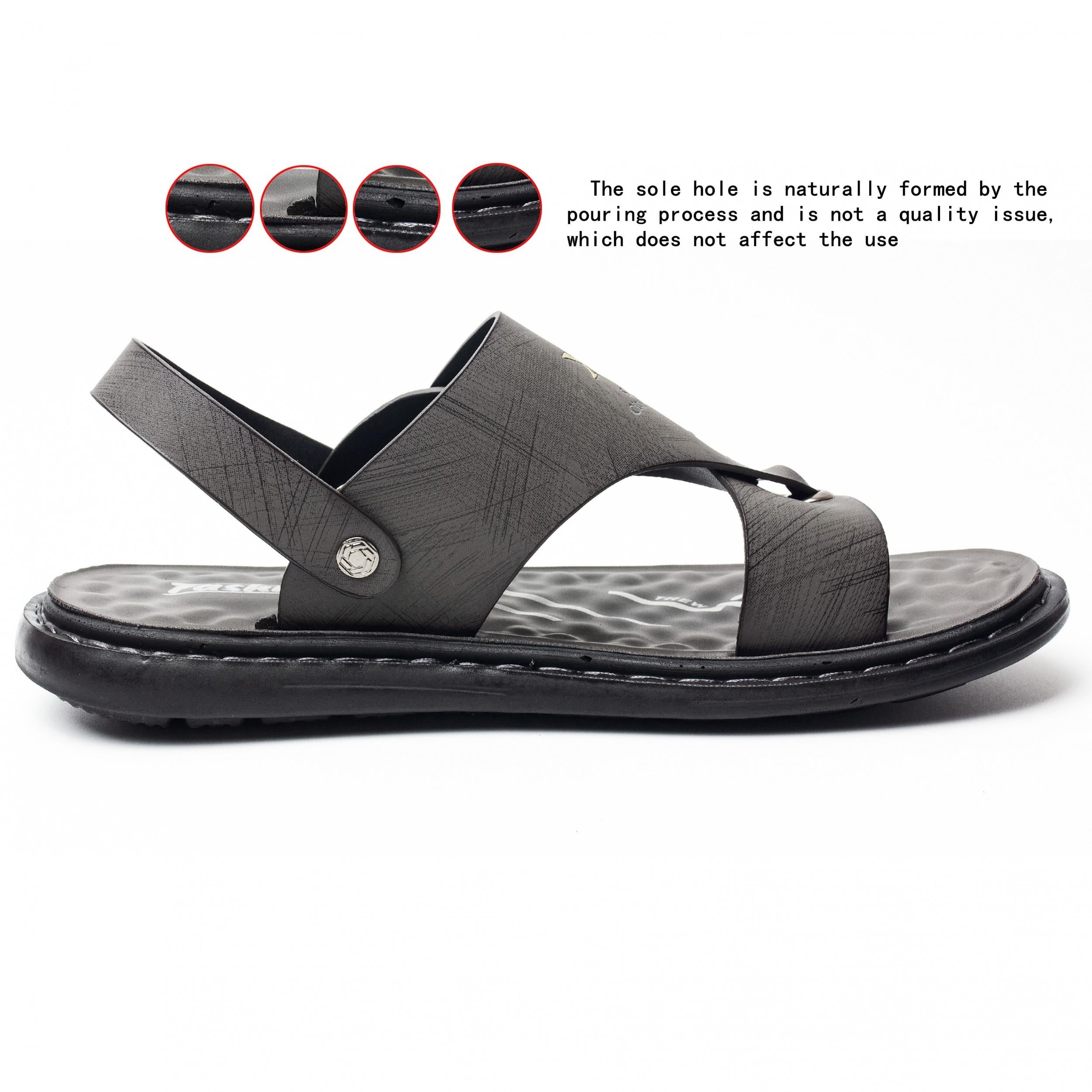 Men's Thong Sandals Non Slip Flip Flops Toe Loop Shoes