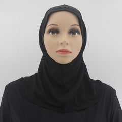 Solid Hijab Turban Elastic Head Wrap For Women Slouchy Head Scarf Hat