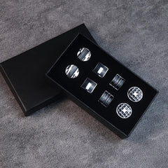 High-End Sleeve Button Set 6 Pairs 4 Pairs Men'S
