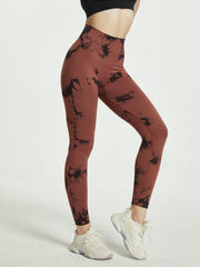 Tie Dye High Waist Yoga Leggings Women's Activewear