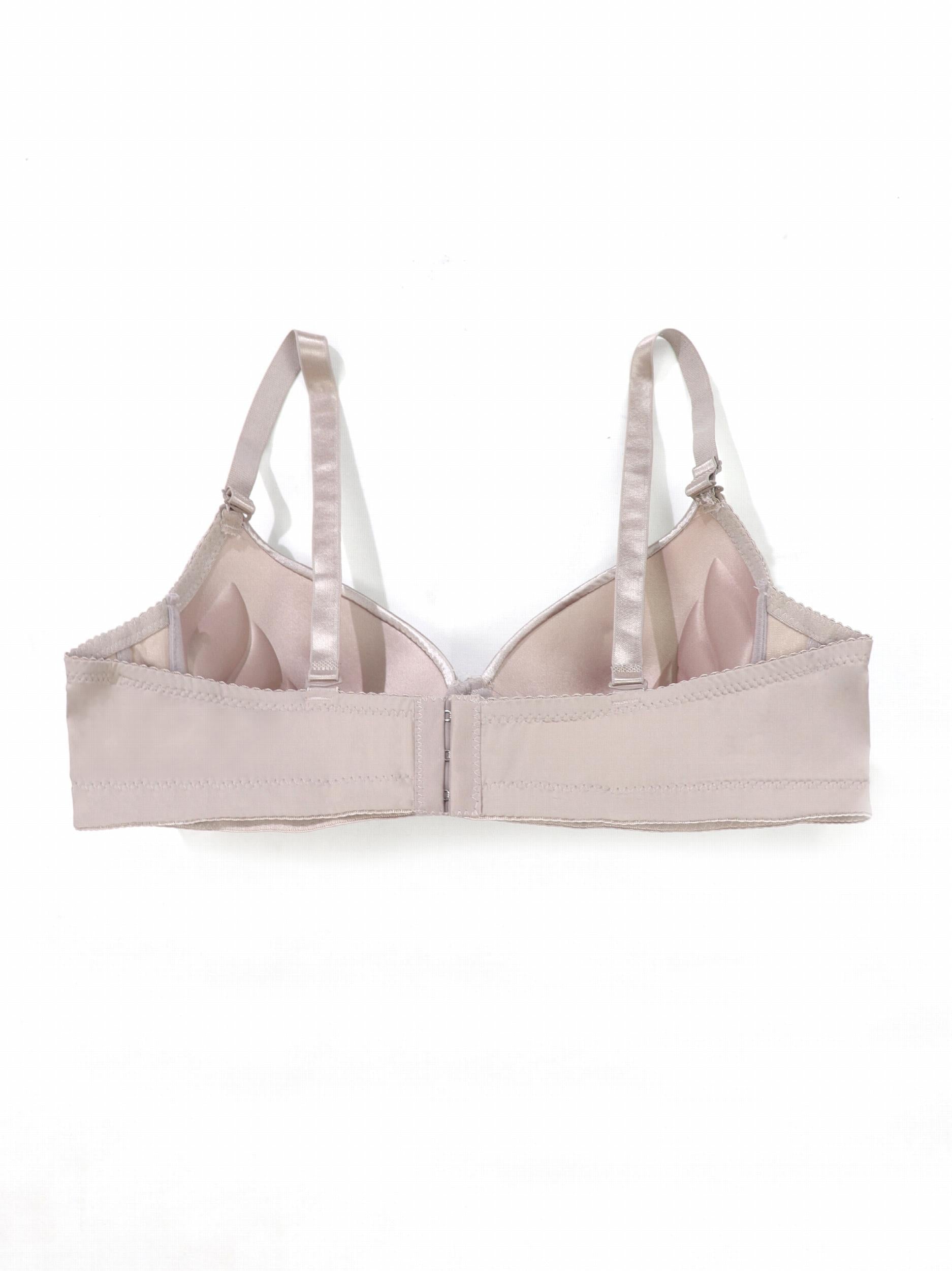 2pcs Solid Push Up Bra Soft & Comfortable Anti sagging Everyday Bra