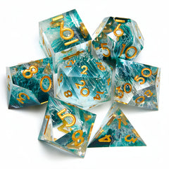 7pcs Resin Dice Set For Cosplay Board Game Gift