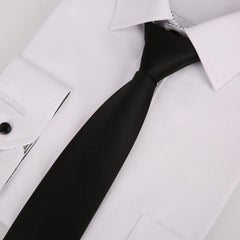 Adjustable Solid Ties For Men Business Ties For Work