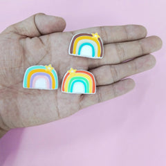 Silicone Rainbow Teether Beads for Healthy Gum Growth
