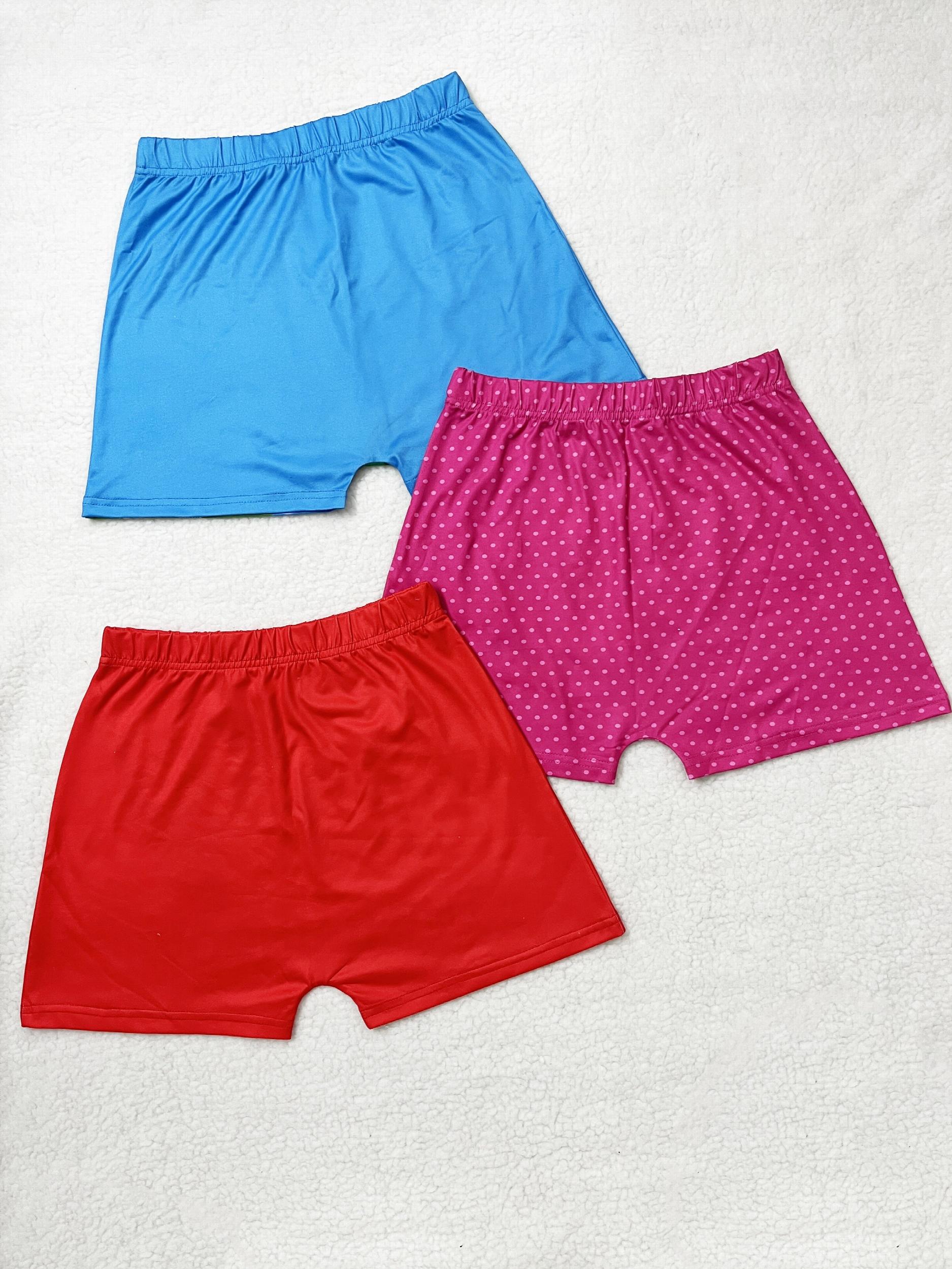 3 Pack Letter Print Shorts - Women's Spring & Summer Clothing