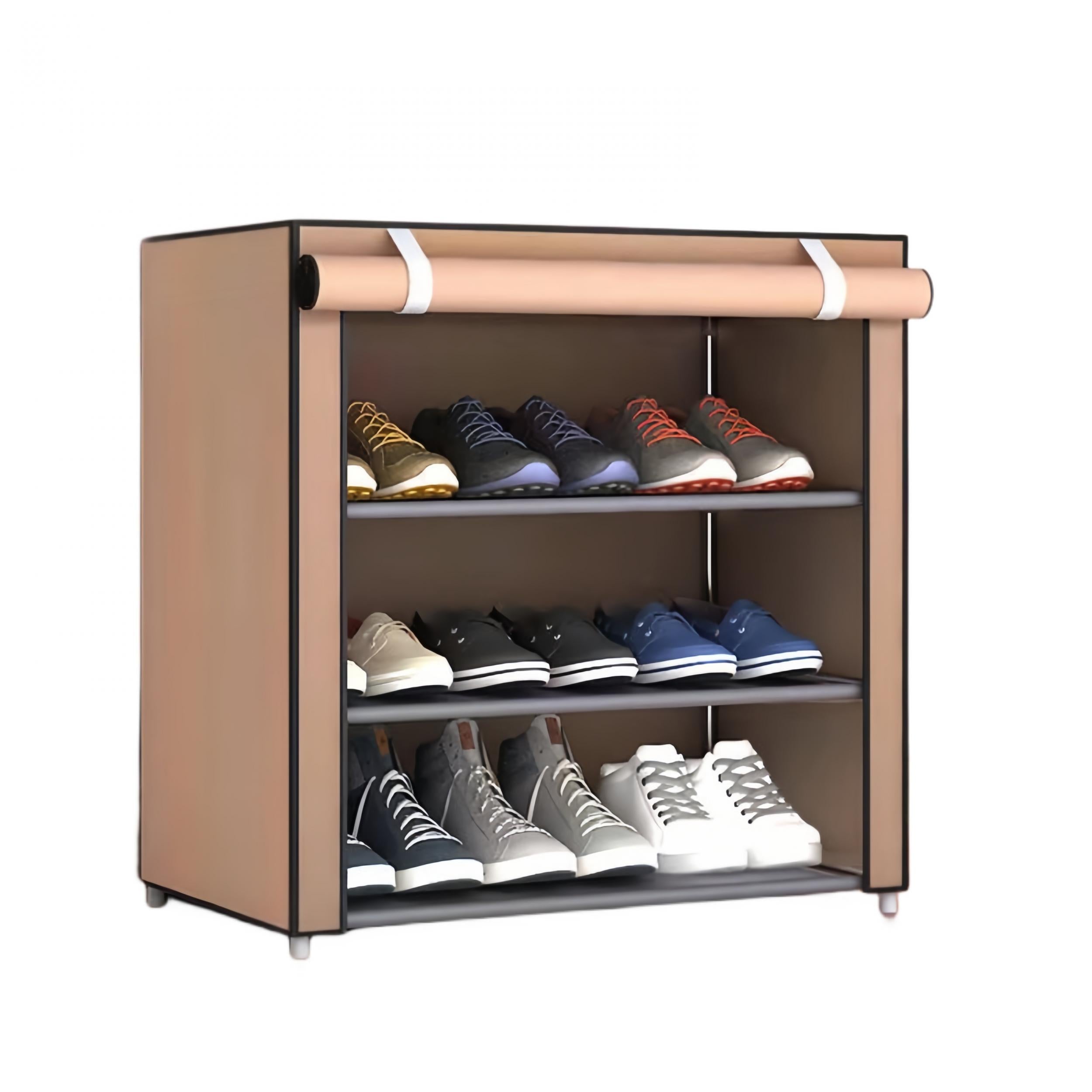 Large Capacity Shoe Cabinet Storage Rack Dustproof Organizer