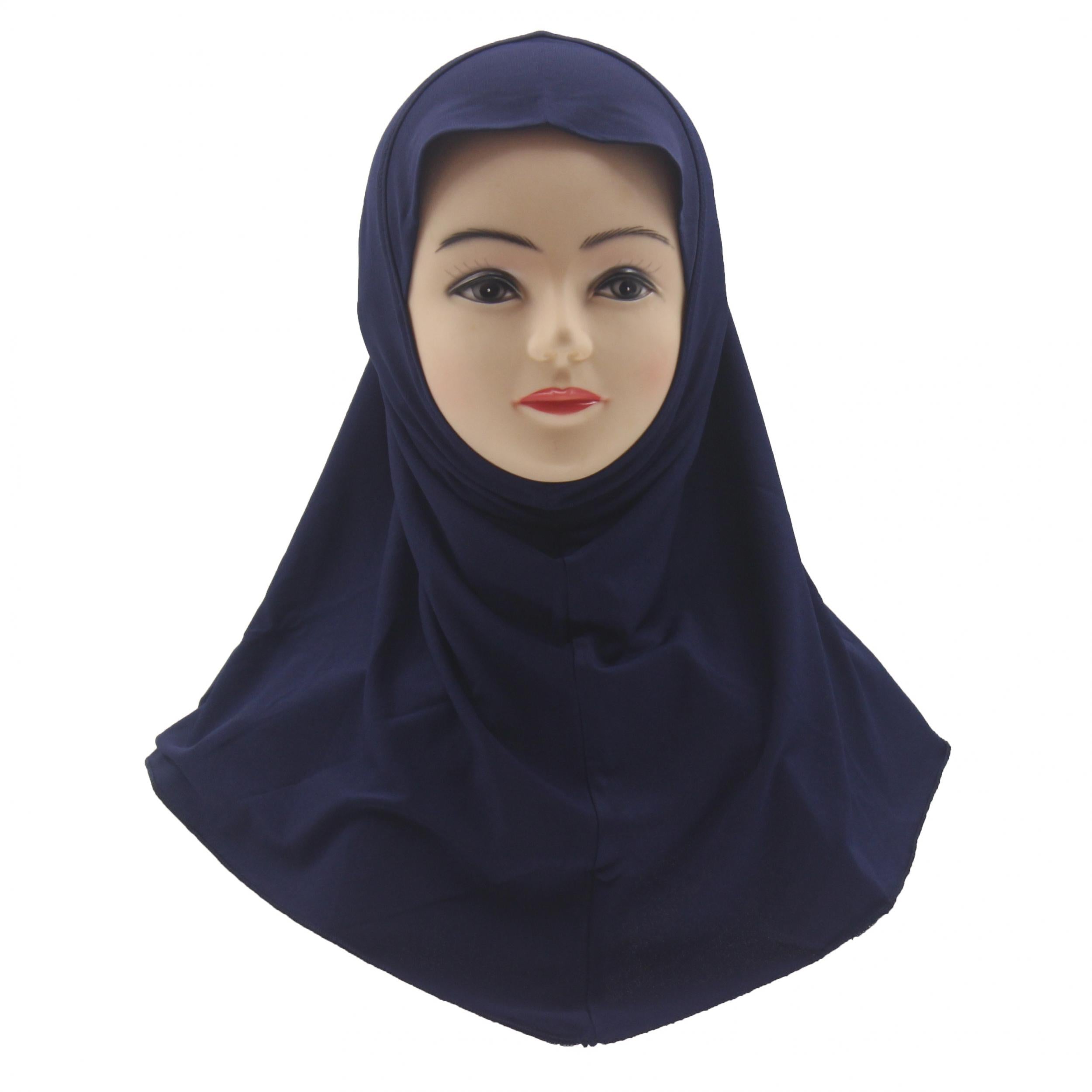 Small Size Soft Turban Cap Neck Cover Head Wrap for Girls