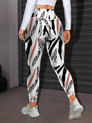 Leopard Print High Waist Yoga Workout Leggings