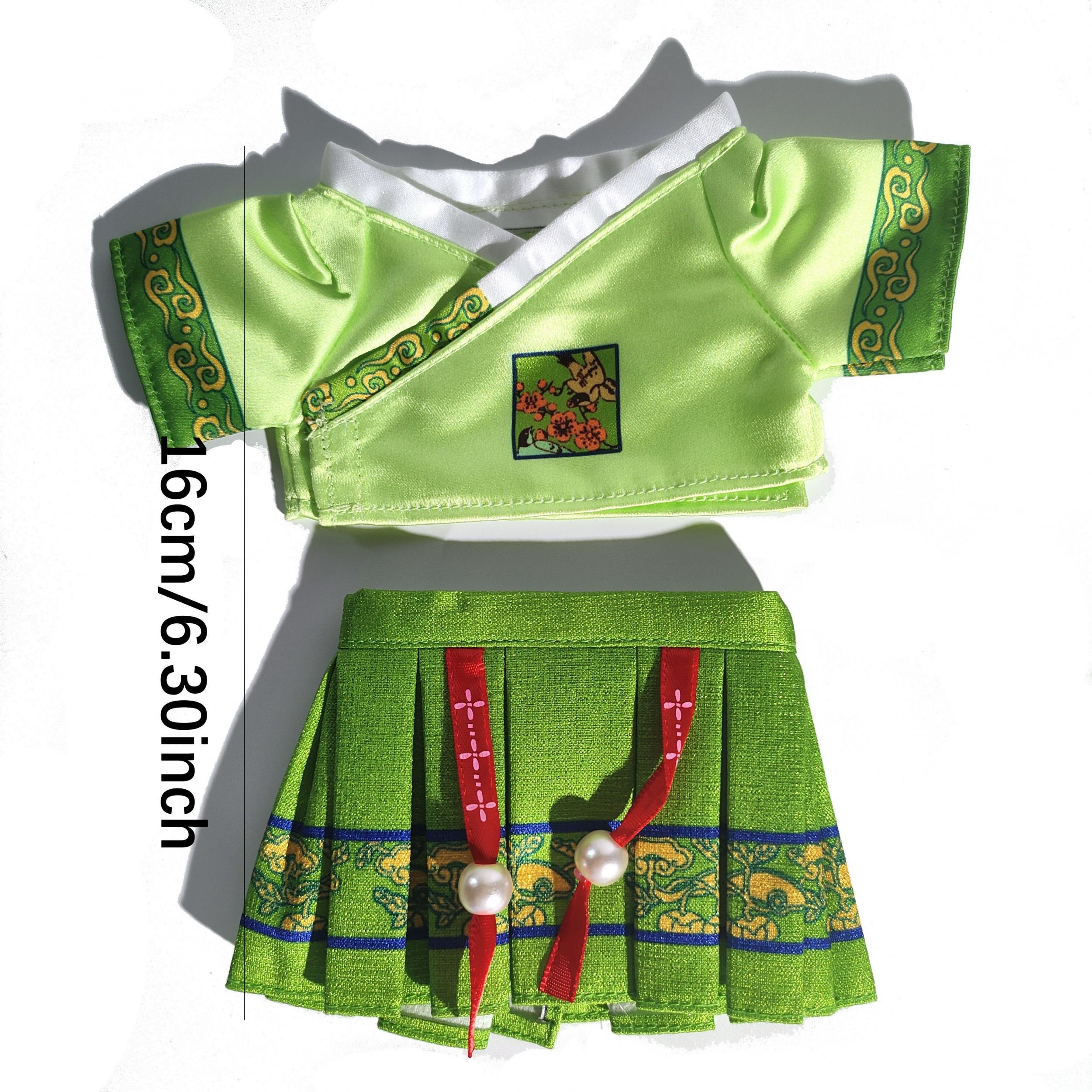 Cotton Doll Antique Clothing Lady Suit - Charm Details