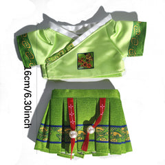 Cotton Doll Antique Clothing Lady Suit - Charm Details